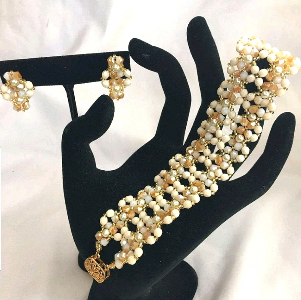 Vintage Bracelet & Earring Set
